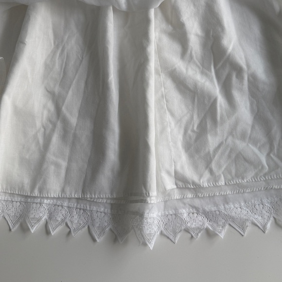 VTG Jessica McClintock for Gunne Sax White Lace Puff Sleeve Dress XS Cottagecore - Picture 12 of 13